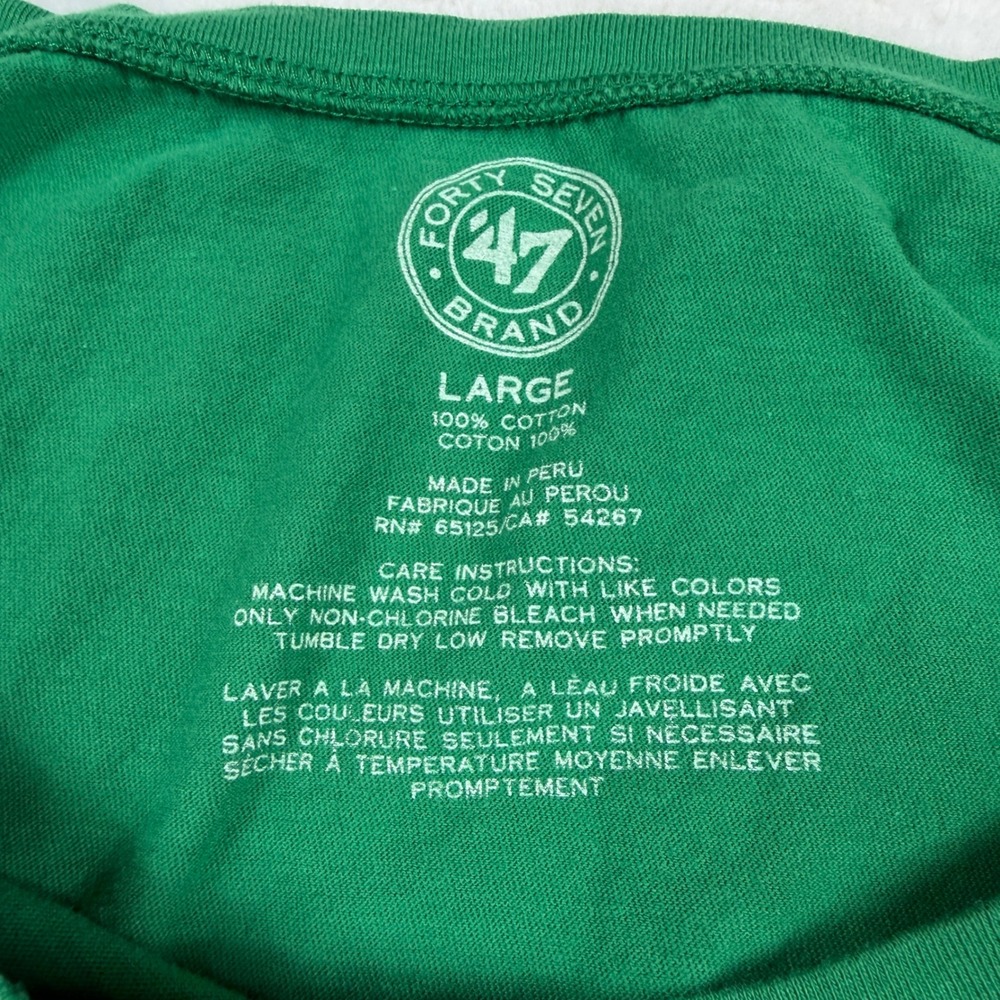 47 Brand Boston Red Sox St Patricks Day Green Shamrock T-Shirt Womens Large - Picture 4 of 4